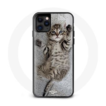 Capa Maniacase para Iphone 12 Bengal Gato Dormindo - 1