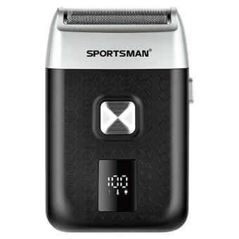 Barbeador Portátil SPORTSMAN SM558 | Rede Simples Flutuante Visor 120min | Preto - 1