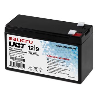 Bateria Ups Salicru UBT 12/9 | Preto - 1