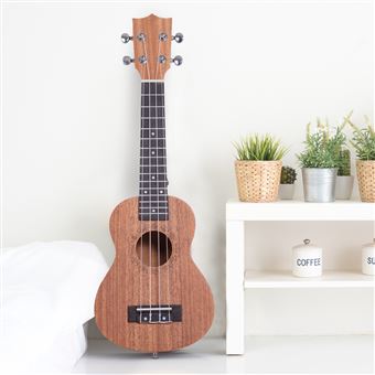 Ukulele HOMCOM | 21 Polegadas | Cordas Aquila Nylon | Madeira | 53x17,5x6,2 cm - 1