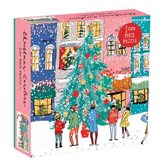 Christmas Carolers Square Boxed 1000 Piece Puzzle - 1