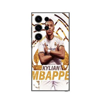 Capa Maniacase para Samsung Galaxy S25 Ultra | Kylian Mbappe Real Madrid Wallpaper Celebration - 1