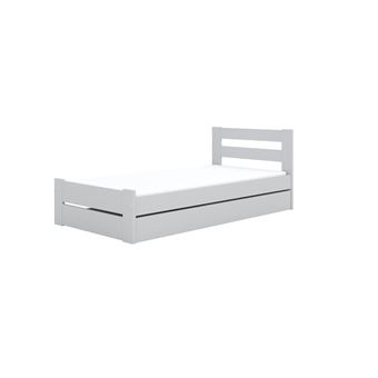 Cama 180 x 90 cm Kocot Kids com colchão Emil White - 1