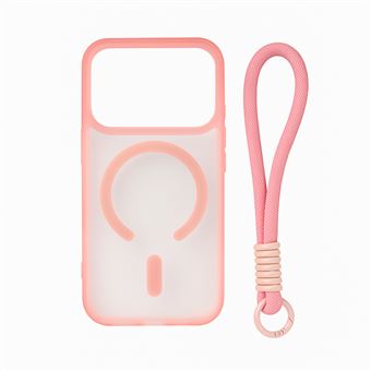 Capa skyhe para Apple iPhone 17 PRO MAX Magsafe com Pega Rosa Suave - 1
