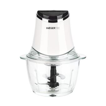 Picadora Haeger CH-30W.007A | 1.2 L | 300 W | Transparente, Branco - 1