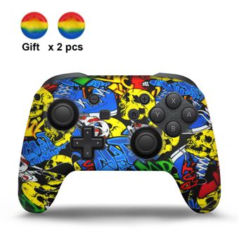 Pack HSMY | 3 Capas Silicone Protetora + Grips para Comando Switch Pro - Multicolorido 1 - 1