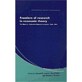 Frontiers Of Research In Economic Theory, Econometric Society Monographs, No. 29 - 1