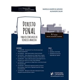 Direito Penal: para os Concursos de Técnico e Analista - 1