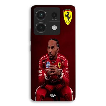 Capa Maniacase para Xiaomi Redmi Note 13 Pro 5g | Hamilton Scuderia Ferrari oficial wallpaper - 1