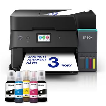 Impressora Multifunções Jato de Tinta Epson EcoTank L6390 | Wi-Fi | Preto - 1
