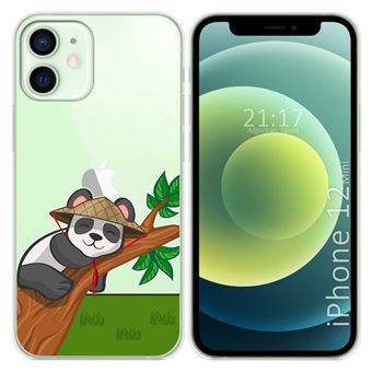 Capa Tumundosmartphone de Gel Transparente para iPhone 12 Mini (5.4) design Panda Desenhos - 1