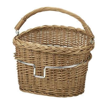 Saco & cesta de bicicleta KLICKfix Wicker Basket Mini | Madeira - 1