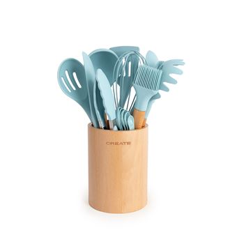 Utensílios de Cozinha Create KITCHENWARE STUDIO | Madeira e Silicone - 1