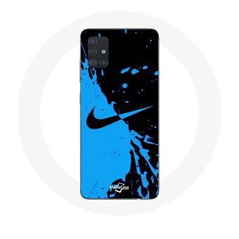 Capa Maniacase para Samsung Galaxy A51 5G Nike Logotipo Azul E Preto - 1