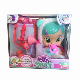 Boneca Bebé que Chora Zhishang H336 - Azul - 1