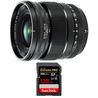 Objetiva Fujifilm XF 16mm f/1.4 R WR + 1 SanDisk 128GB UHS-II 300 MB/s + PDF 15 técnicas para melhorar as suas fotografias - 1