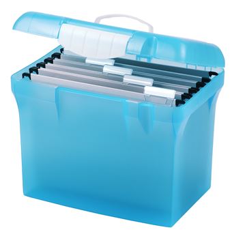 Caixa de Arquivo Oxford 100330256 | Azul - 1