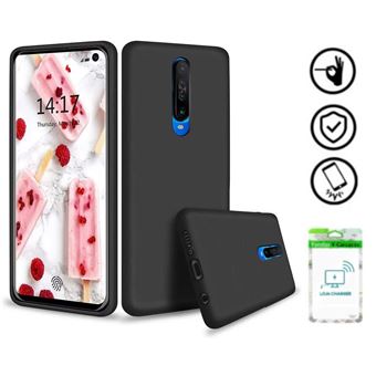 Capa Silicone Líquido Lojacharger Xiaomi Pocophone X2 | K30 (2020) PRO | Mi Poco X2 | Premium - Preto - 1