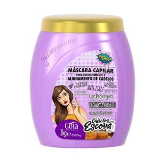 Máscara Gota Dourada Fortalecimento Escova - 1