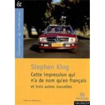 Cette Impression Qui N'A De Nom Qu'En Francais - 1