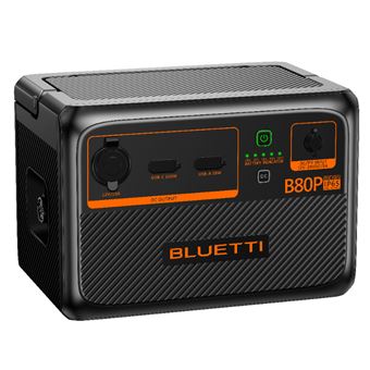 Bateria de extensão BLUETTI B80P IP65 | bateria de backup LiFePO4 de 806Wh | backup para gerador solar AC60/P, AC70/P, AC180/P - 1