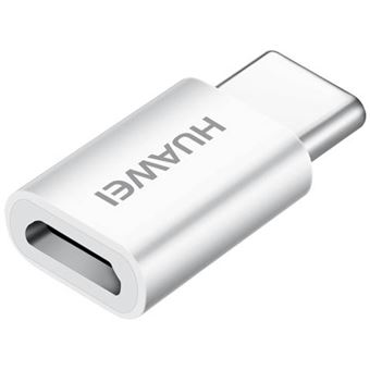 Adaptador Huawei MicroUSB Macho para USB tipo C Fémea Branco - 1