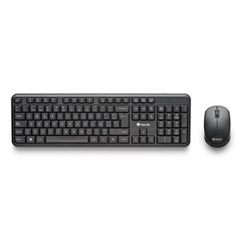 Teclado Wireless + Rato NGS HARMONY KIT (QUERTY, IT) | Idioma: Italiano | Preto - 1