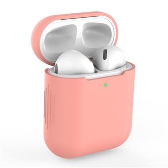 Capa Magunivers de Silicone com Carregamento Sem Fio Rosa Escuro para Apple Airpods 2019/2016 - 1