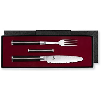 Conjunto em Caixa de Facas/cutelaria kai Shun Classic - 1