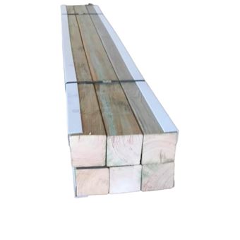 Pack de 6 Postes de Madeira Tratada para Exterior Maderterraneo | 7x7x235 cm - 1