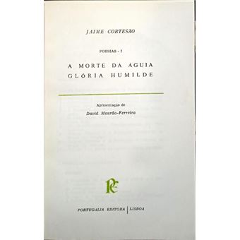 A morte da águia glória humilde. - 1