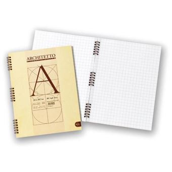 Pigna ARCHITETTO caderno e bloco de notas 40 folhas Bege A4 - 1