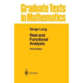 Real and Functional Analysis - Paperback - 2012 - 1