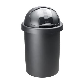 Cesto de Lixo Rotho Roll Bob | Preto - 1