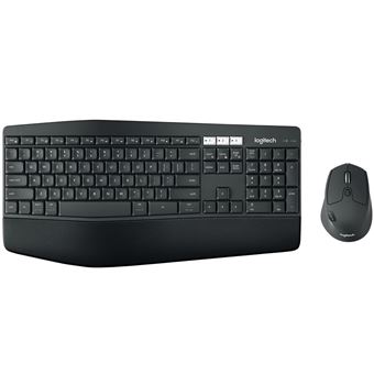 Teclado Wireless + Rato Logitech 920-008219 | Idioma: Inglês US | Preto - 1