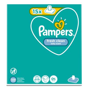 Toalhetes para Bebé Pampers 81688059 | Turquesa - 1