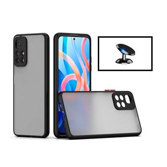 Kit Phonecare Capa Traseira Proteção Câmara + Suporte Magnético para Xiaomi Redmi Note 11T 5G - Preto - 1