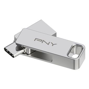 Unidade de Memória Usb PNY DUO LINK | Aço inoxidável - 1