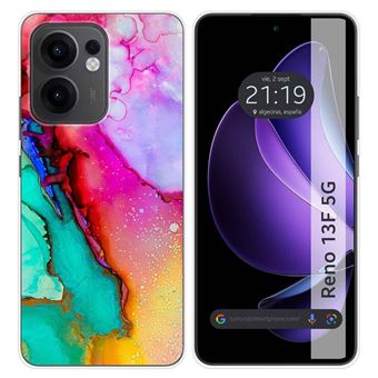 Capa TUMUNDOSMARTPHONE de Silicone para Oppo Reno 13F 4G / 13 F 5G Design de mármore 15 desenhos - 1