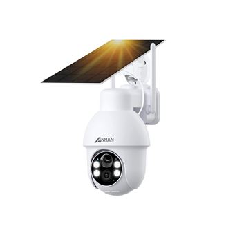 Câmara de Vigilância 360º Arnan | Wifi | Áudio Bidirecional Solar Rotativa 1080p - 1