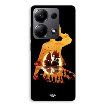 Capa Maniacase para Xiaomi Redmi Note 13 Pro 4G | One piece luffy barco tripulação manga anime - 1