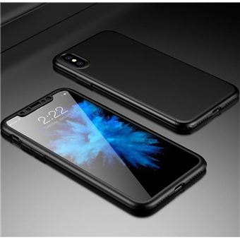Capa Fashion Case Case 360 para iPhone X Preto