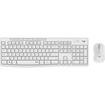 Teclado com Fios + Rato Logitech MK295 Silent | Idioma: Espanhol | Branco - 1