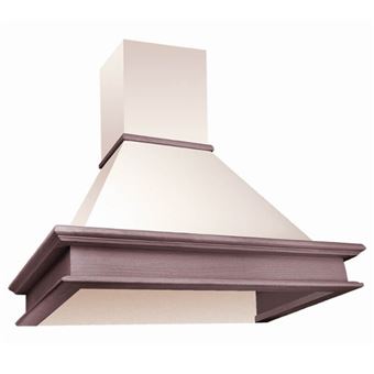 Exaustor de Parede Akpo WK-4 Rustica | 60 cm | 450 m³/h | 61 dB | Bege, Madeira - 1