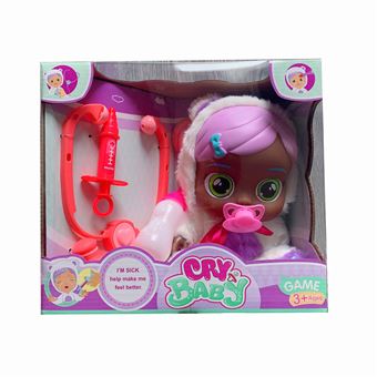 Boneca Bebé que Chora Zhishang H337 - Roxo - 1