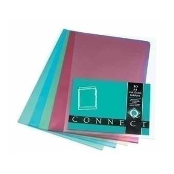 Connect Plastic L-Folder A4 Transparent - 1