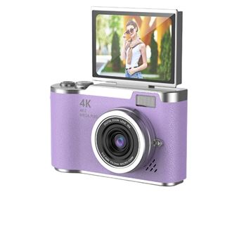 Câmara Digital SZSMART LK-007 | Sem Cartão SD | Ecrã Giratório | Roxo - 1
