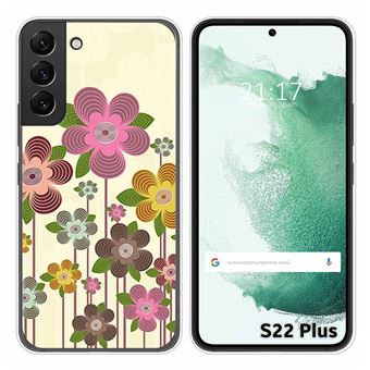 Capa Tumundosmartphone de silicone para Samsung Galaxy S22 Plus 5G design Desenhos Spring in Bloom - 1
