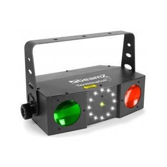 Projetor e Estroboscópio de Laser de Disco BeamZ Terminator IV | Preto - 1