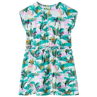 Vestido para criança vidaXL | menta-claro 116 | 5 a 6 anos - 1